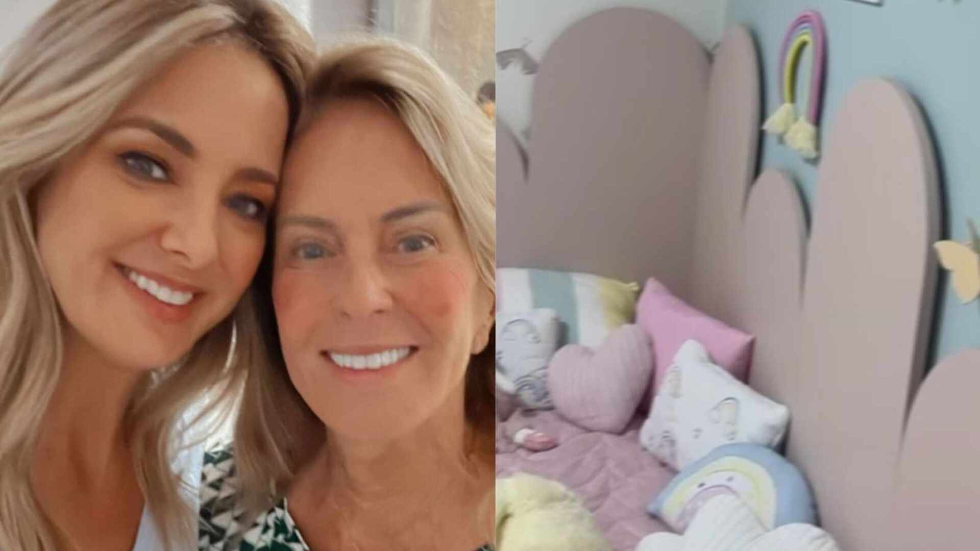 Mais um? Ticiane Pinheiro mostra quarto das filhas na casa de Helô Pinheiro