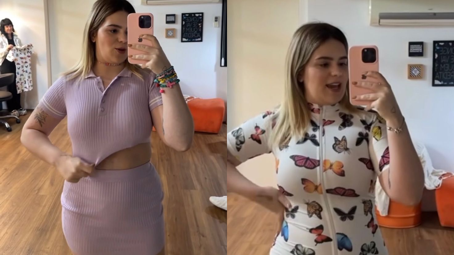 2 anos depois, Viih Tube veste looks usados no BBB 21: ‘Em oração para ver se vai caber’