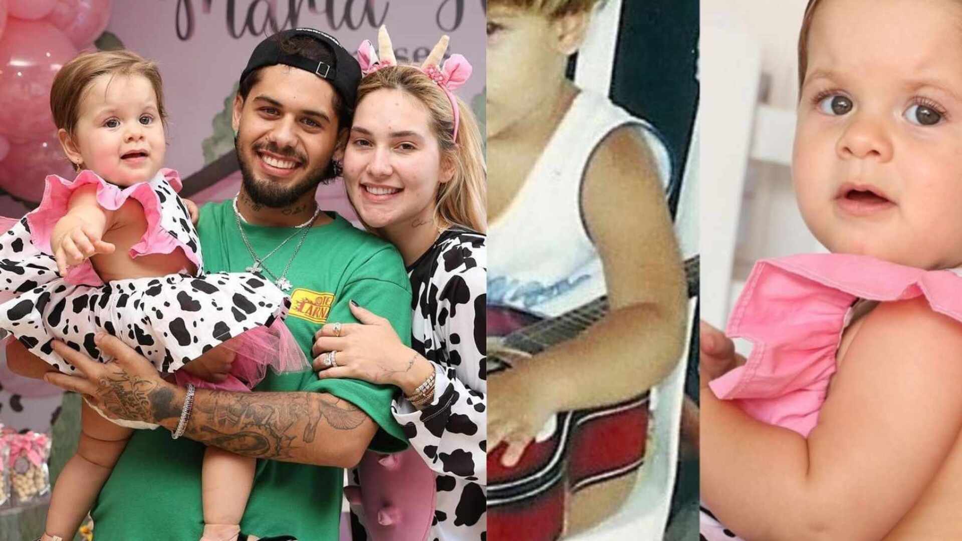 Virginia Fonseca mostra como a caçula é a cara de Zé Felipe: ”Muito parecidos”