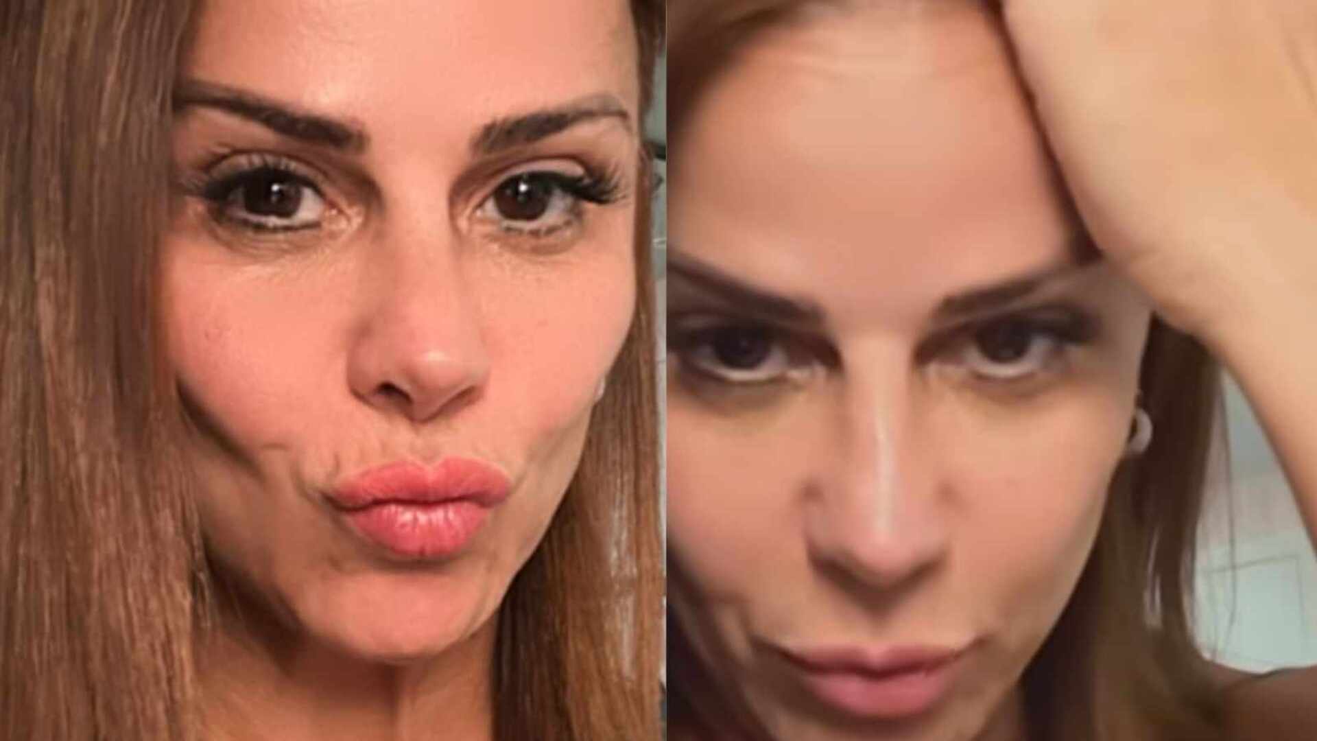 Viviane Araújo tira o aplique e mostra seu cabelo verdadeiro