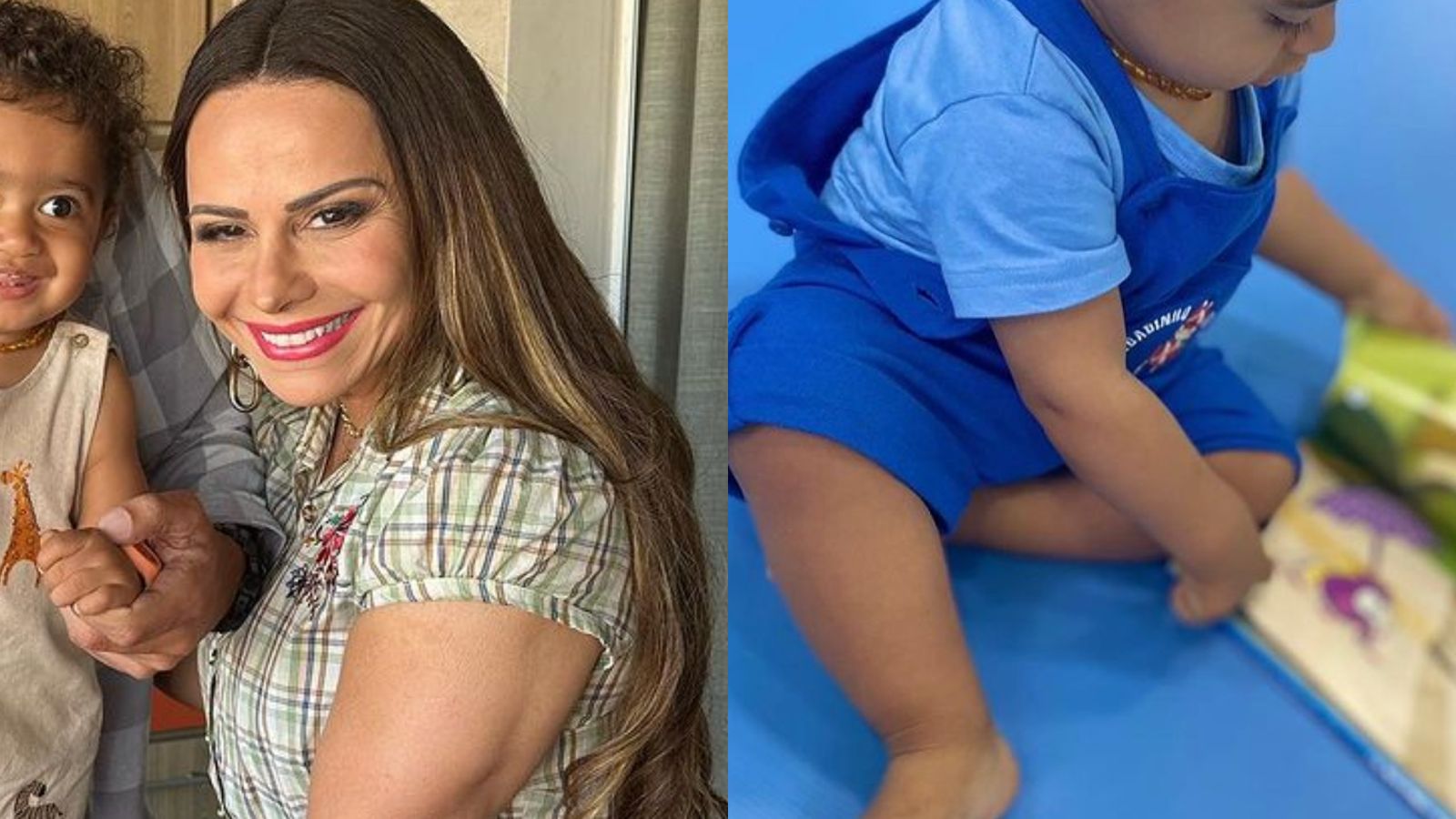 Filho de Viviane Araújo dá show de fofura na escolinha e promete: ‘Aprontar muito’