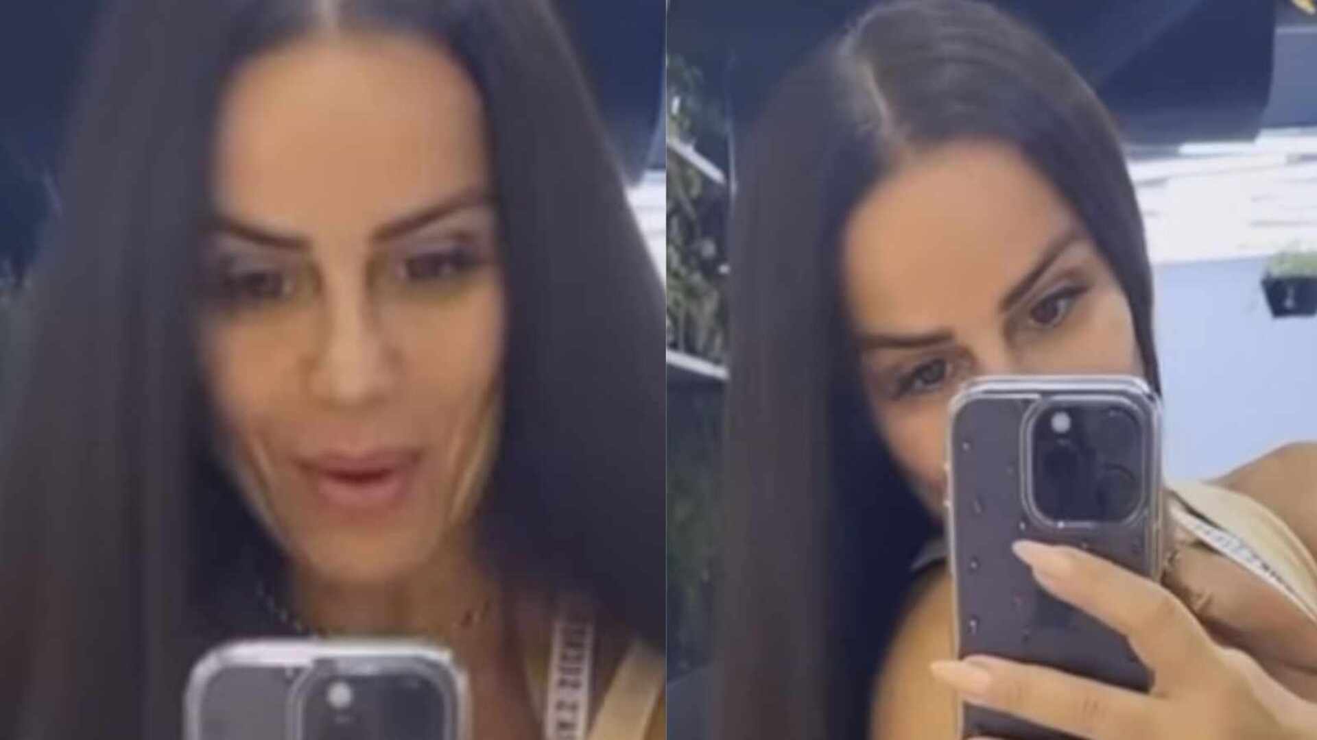 Mudou! Viviane Araújo fica morena e mostra novos cabelos: ”Olha que lindo”