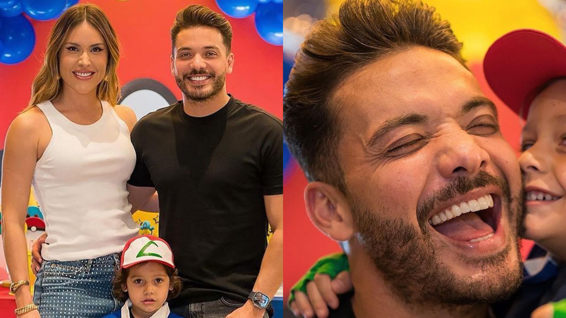 Wesley Safadão e esposa abrem álbum de fotos do aniversário do filho caçula