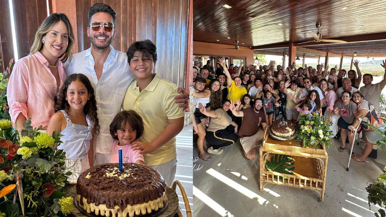 Afastado dos palcos, Wesley Safadão celebra aniversário ao lado da família