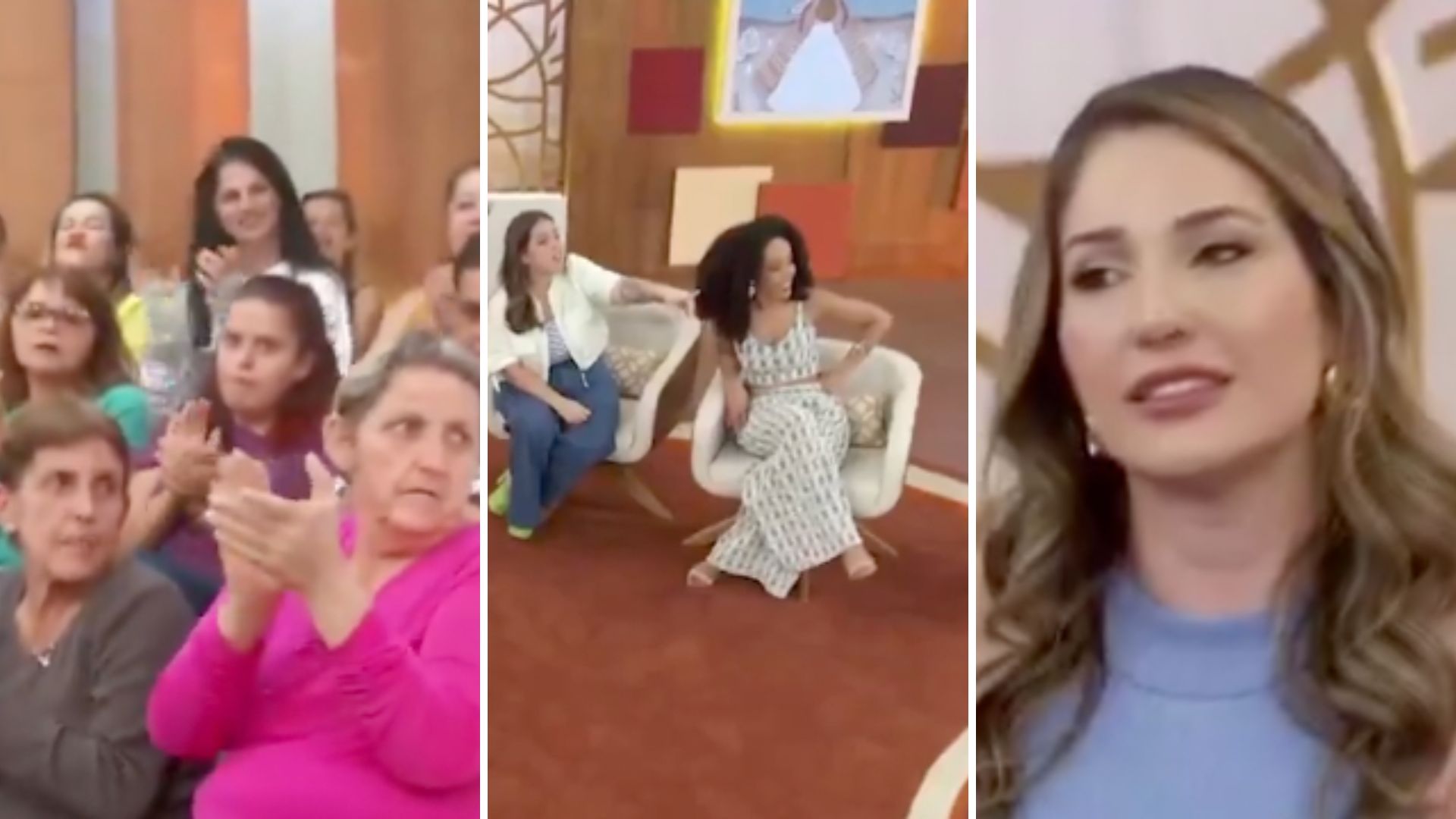Constrangedor! Plateia do ‘Encontro’ ignora apresentadoras e gera climão