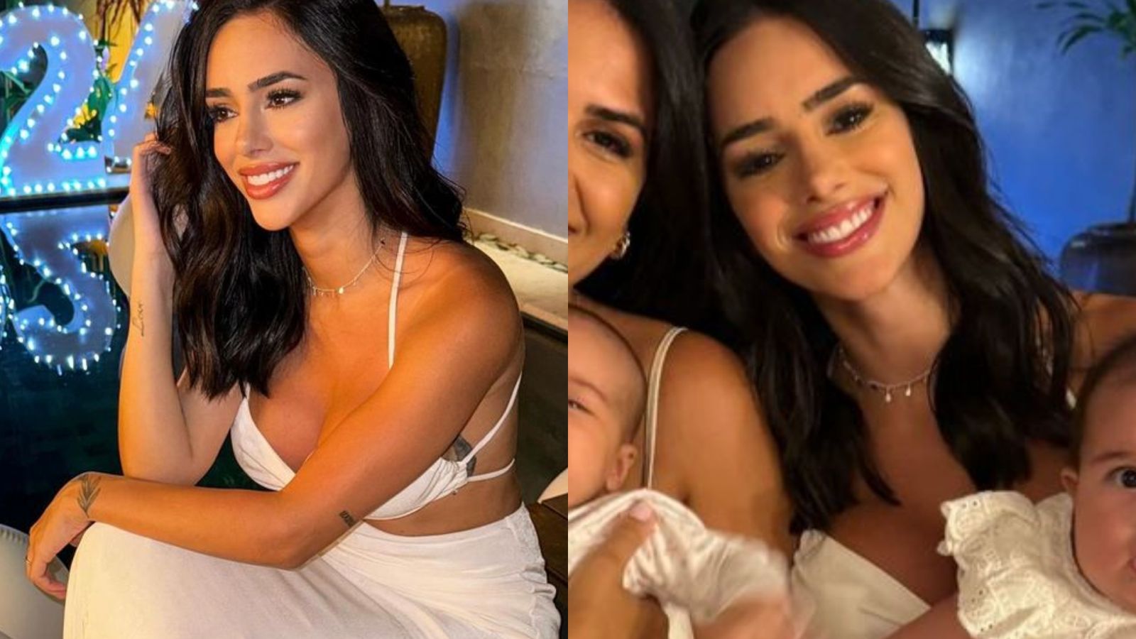 Bruna Biancardi mostra detalhes de ano novo intimista com a filha, Mavie