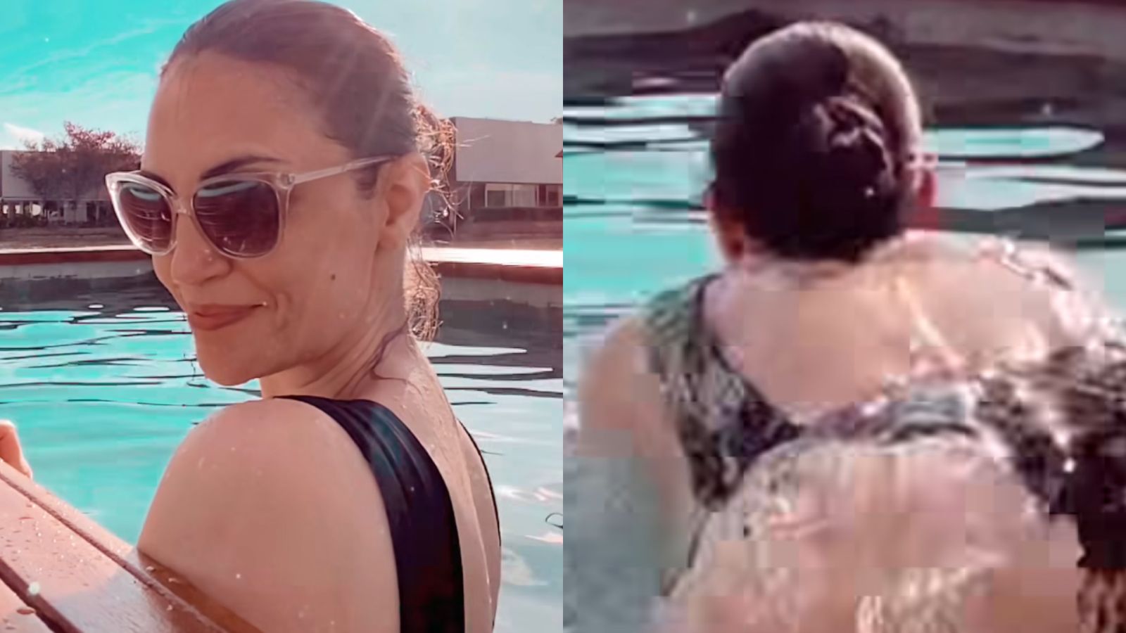 Após sumiço, Chris Flores surpreende ao reaparecer se exibindo na piscina