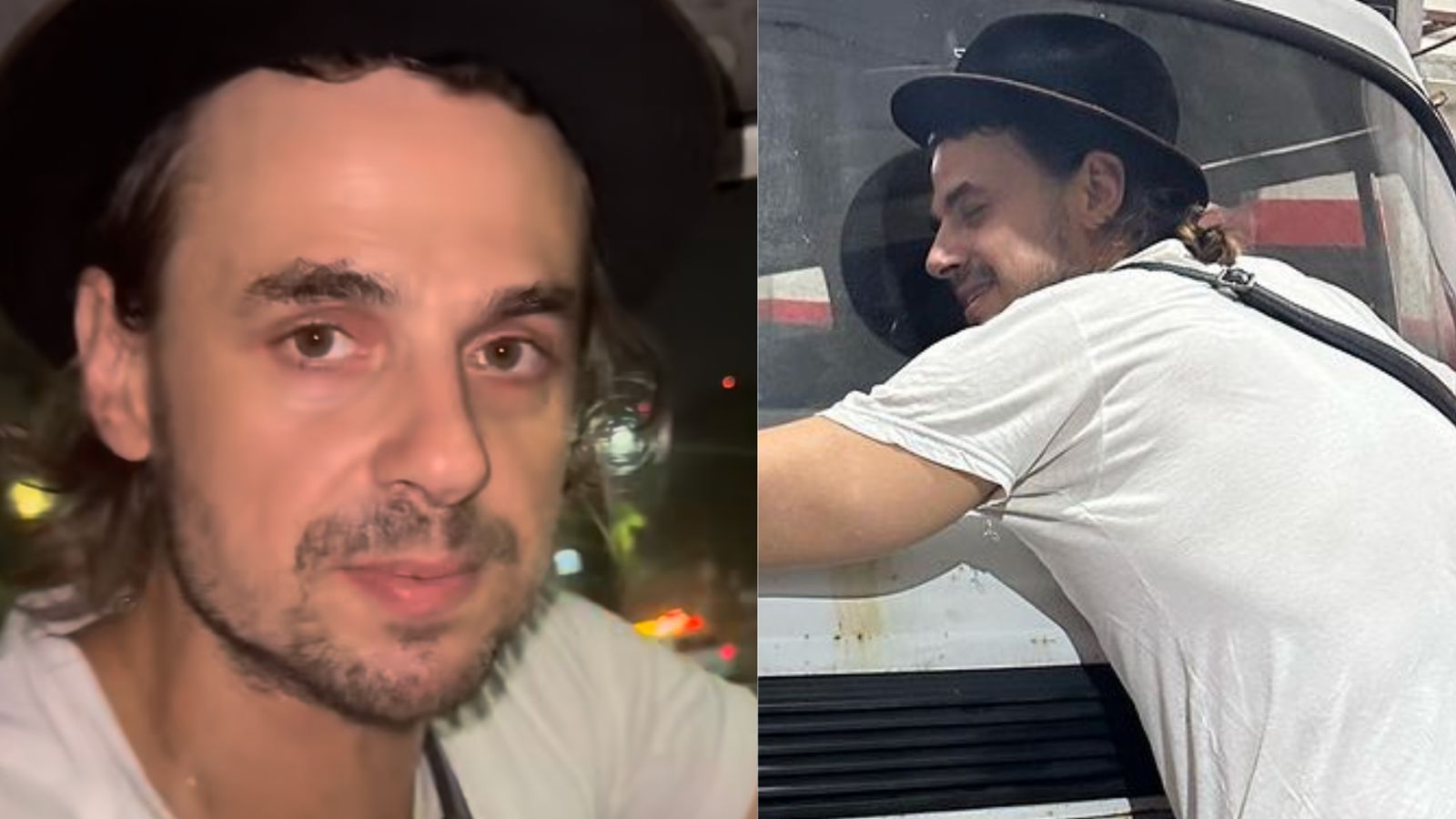 Ex-Malhação se emociona ao ganhar kombi para trabalhar como ambulante