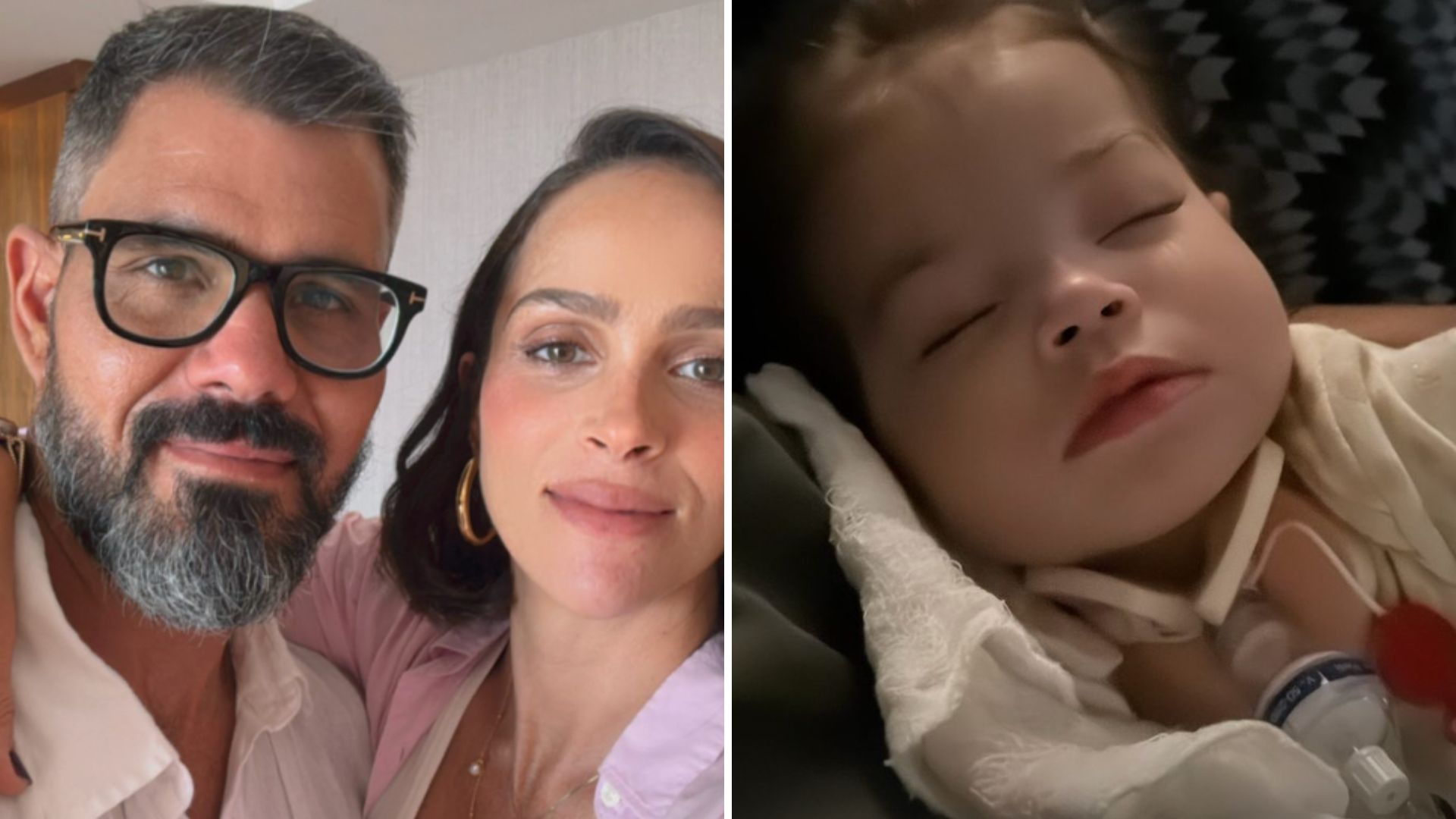 Filha de Juliano Cazarré é levada às pressas para a emergência: “Rezem”