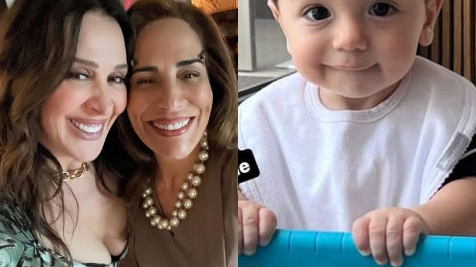 Filho de Claudia Raia ganha presente fofo da ‘tia’ Gloria Pires: ‘Coisa linda’