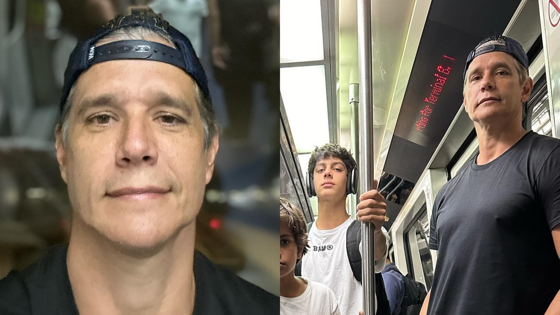 Marcio Garcia curte viagem ao lado dos filhos: “Mais uma aventura”
