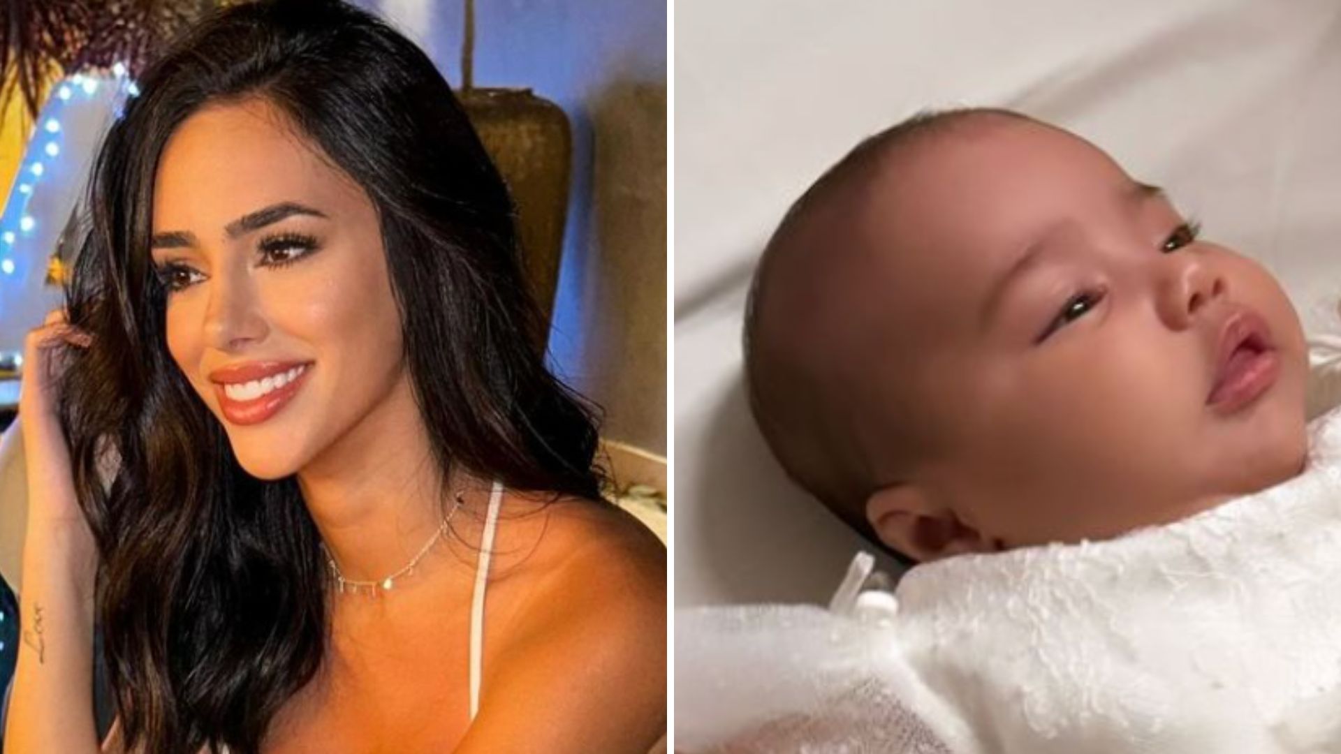 Modelo exclusivo: filha de Neymar passa Ano Novo com vestido de alta-costura