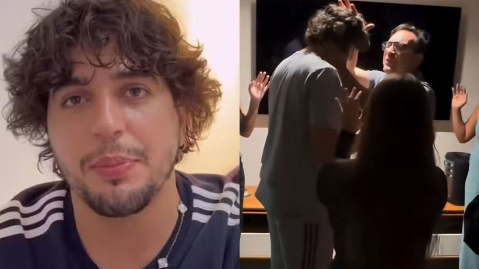 Nattan recebe orações em casa após interromper carreira por diagnóstico