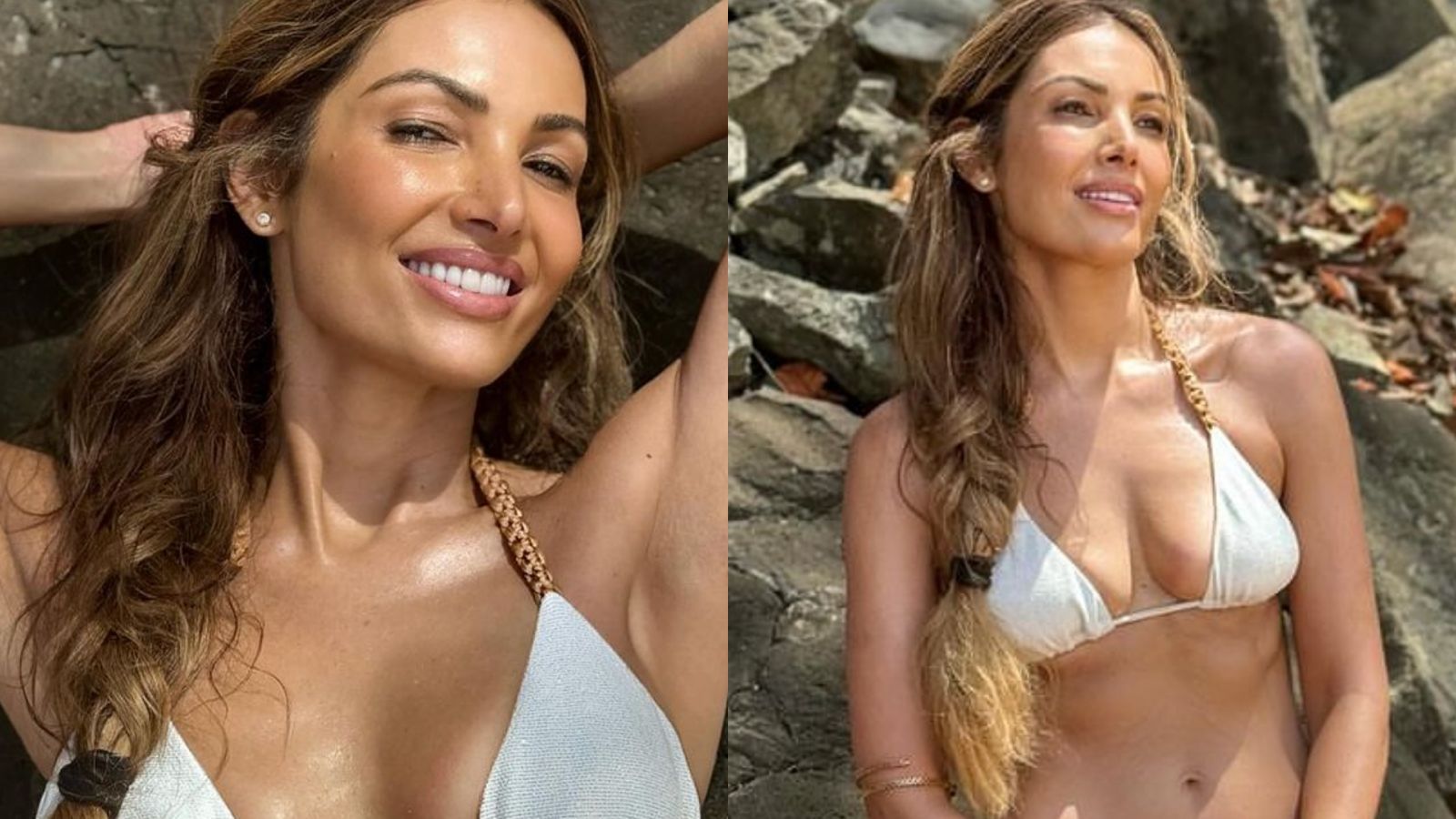 Cadê a Patrícia Poeta? Apresentadora curte férias da TV em praia paradisíaca