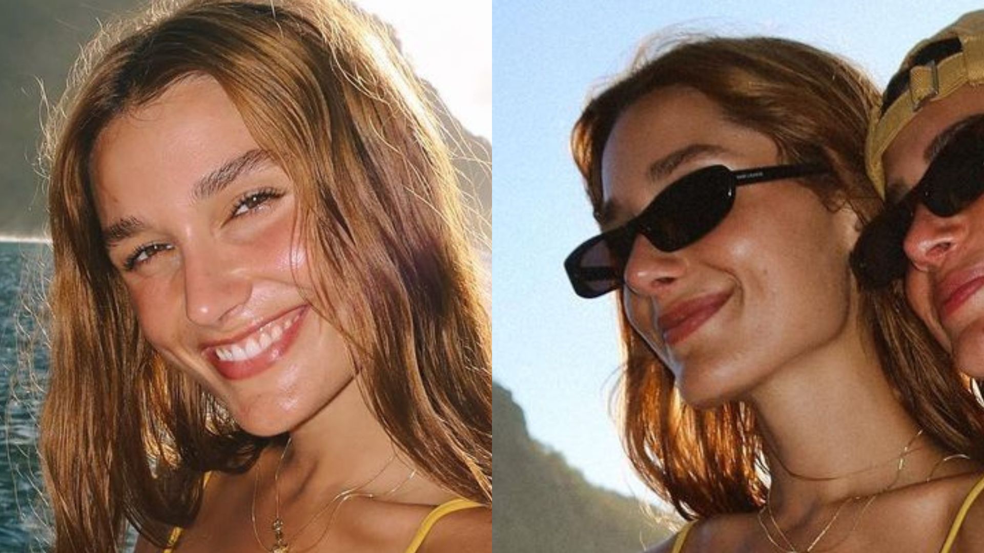 Sasha Meneghel abre álbum de viagem para Noronha com Bruna Marquezine