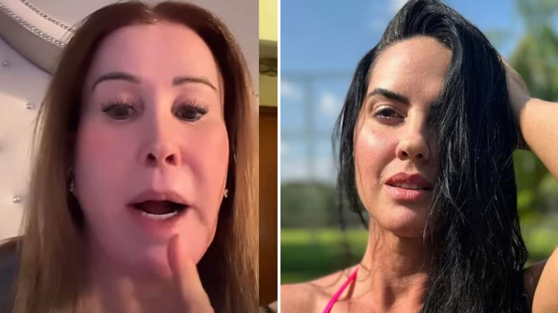 Debochada, Zilu Camargo manda recado para Graciele Lacerda: “Boca fechada”