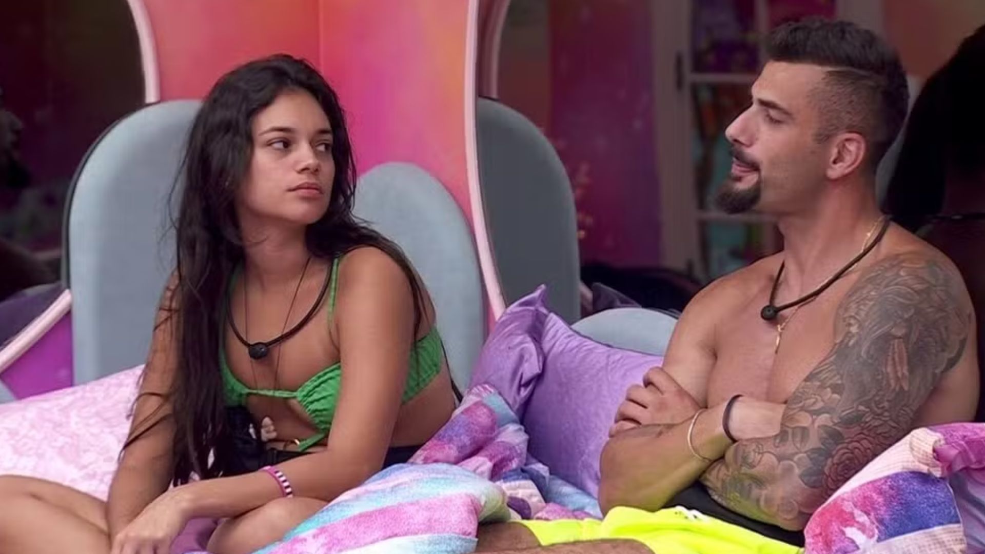 BBB 24: Alane fala sobre possível romance com Nizam e brinca: ‘Faria limer’