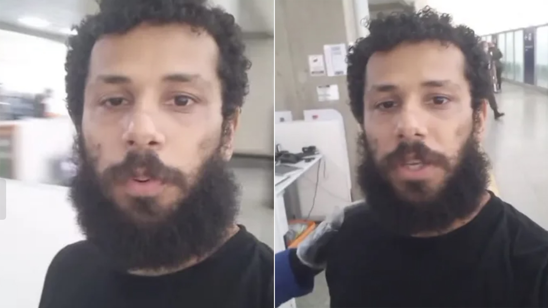 Amaury Lorenzo faz denúncia sobre aeroporto: ‘Tive que ficar descalço’