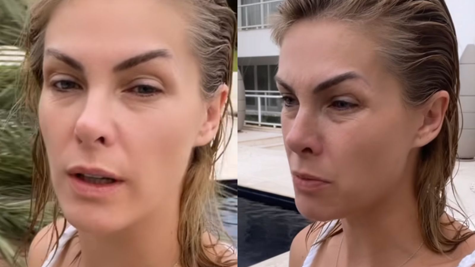 Ana Hickmann lamenta estragos em sua mansão após queda de árvore: “Susto”