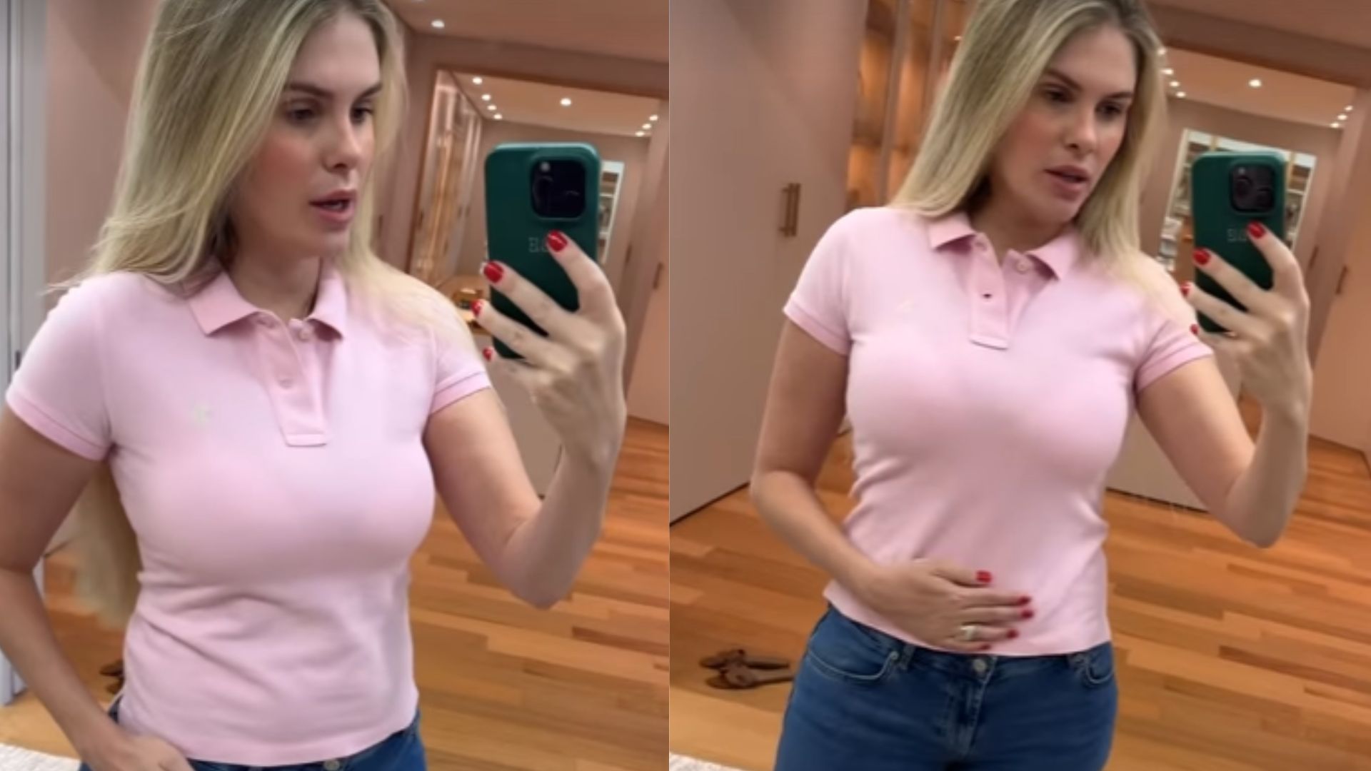 Bárbara Evans mostra mudanças no corpo dois meses após o parto dos gêmeos