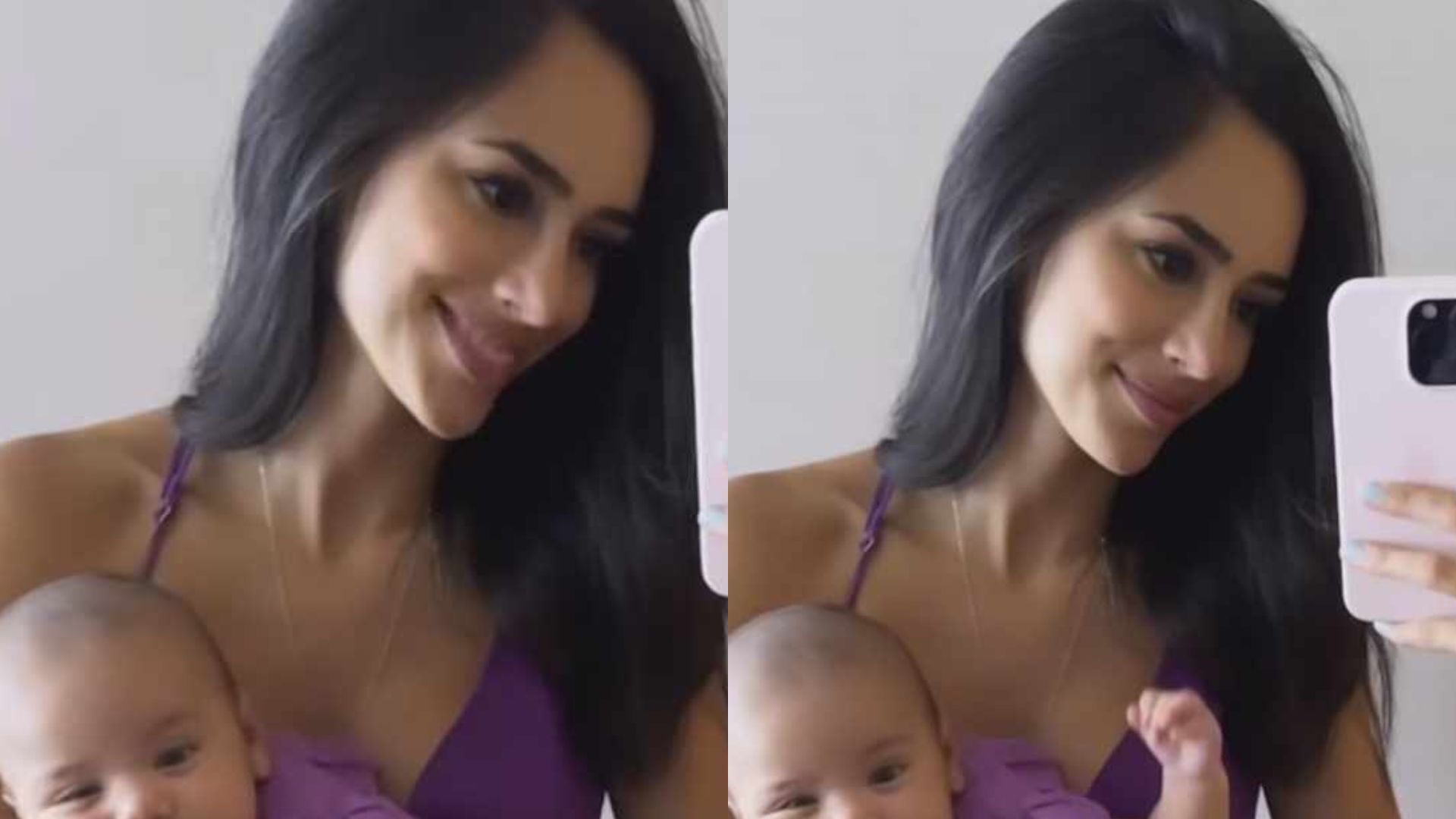 Bruna Biancardi estoura fofurômetro ao combinar looks com a filha, Mavie
