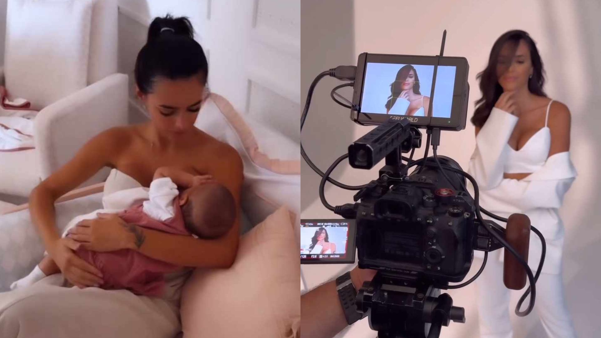 Bruna Biancardi mostra detalhes de sua rotina de trabalho pós-maternidade