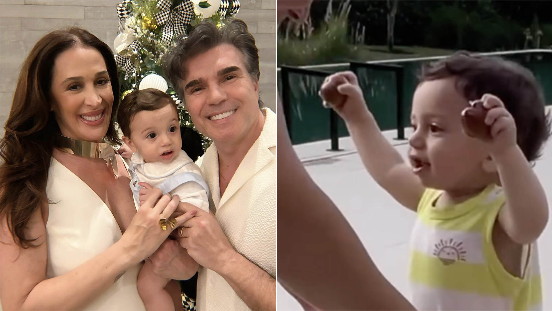 Ele cresceu! Filho caçula de Claudia Raia dá seus primeiros passos