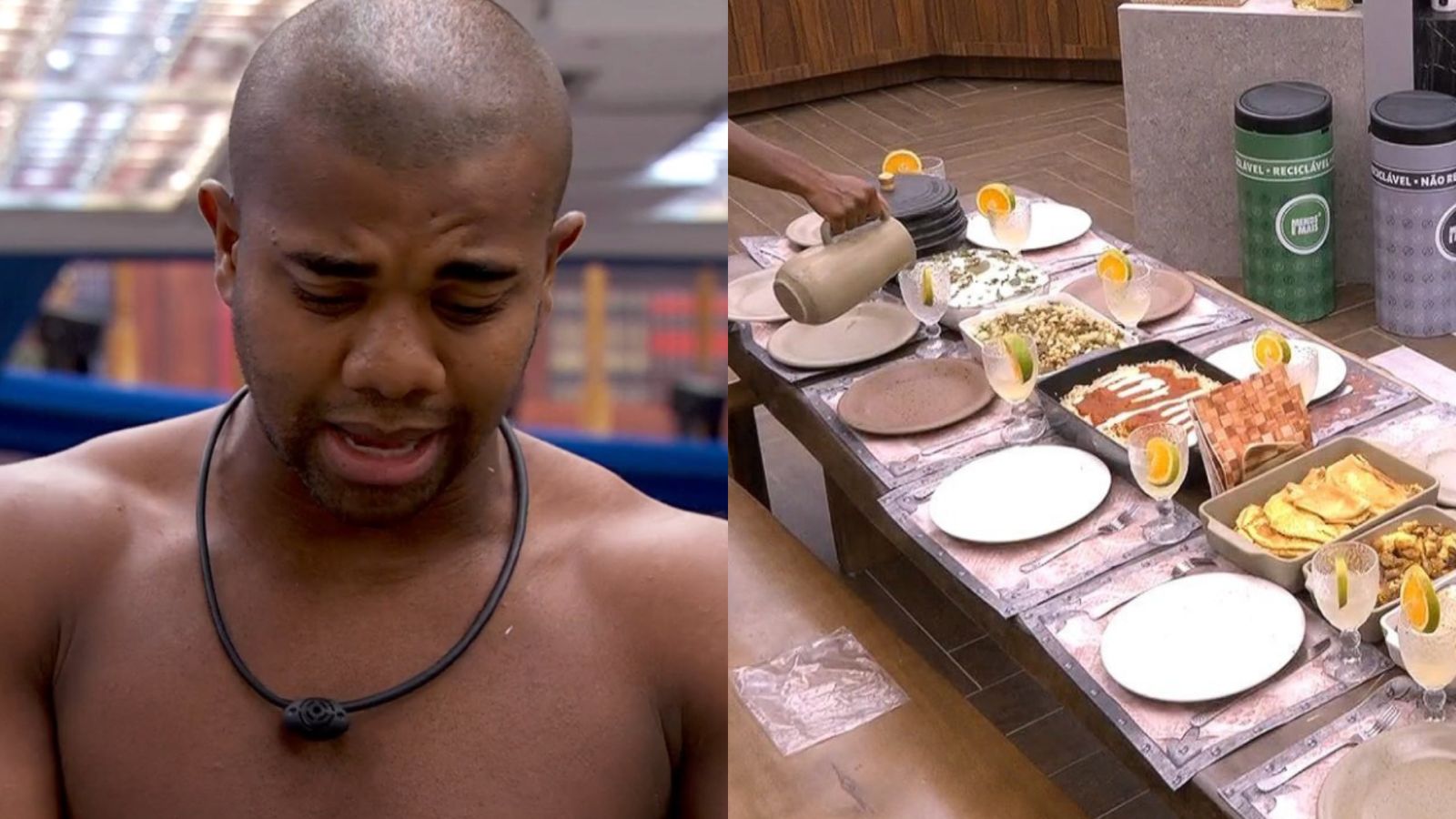 BBB 24: Davi é confrontado sobre desperdício de comida: ‘Estratégia de jogo’