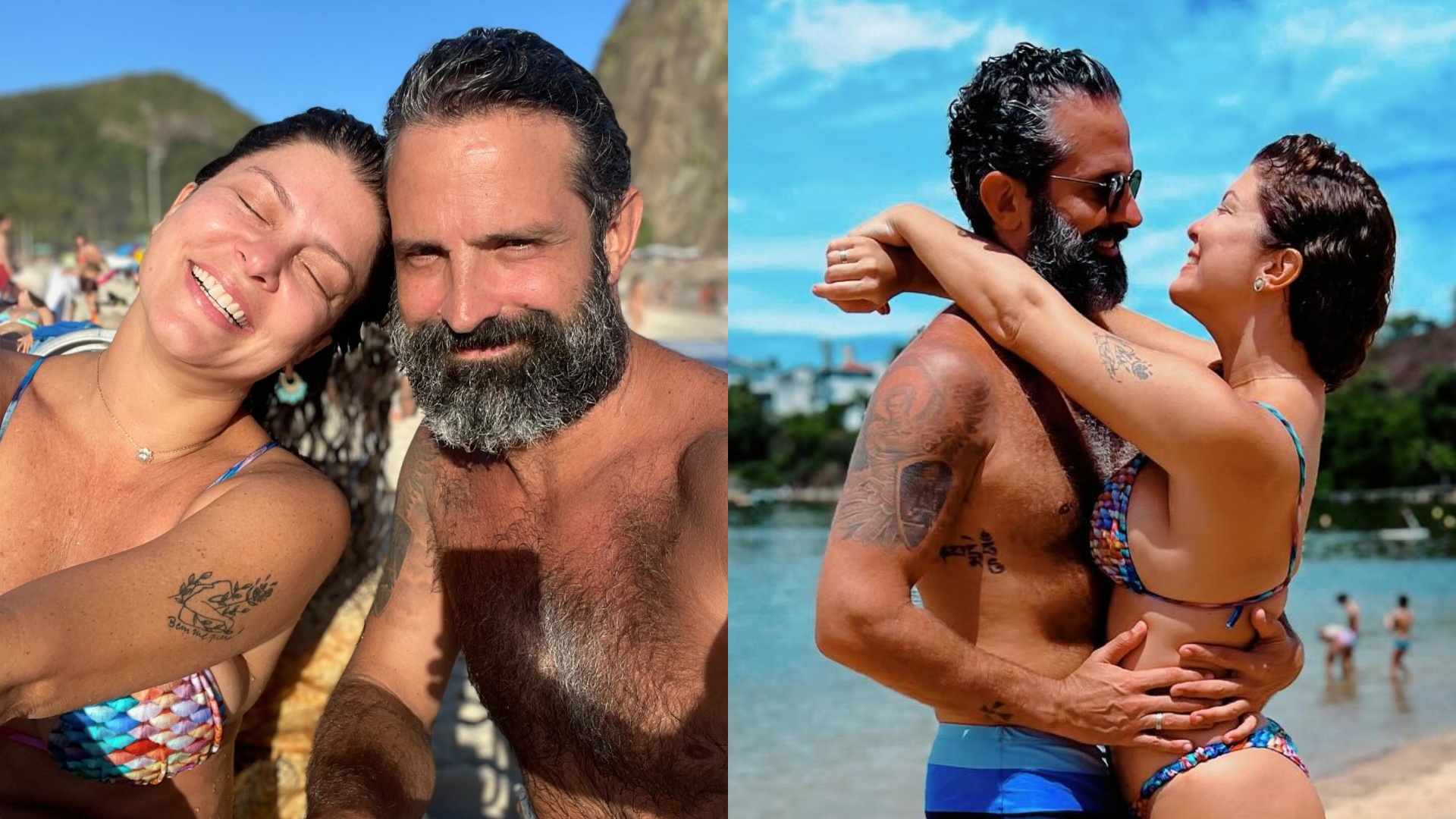 Iran Malfitano se declara no aniversário de Bárbara Borges: “Me faz feliz”