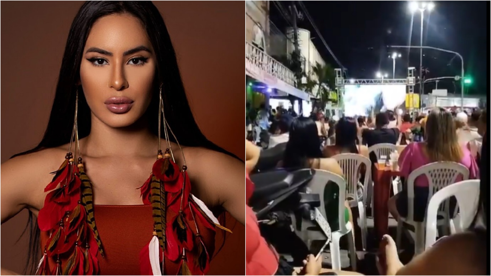 BBB 24: Em praça, população de Parintins vibra com porcentagem de Isabelle