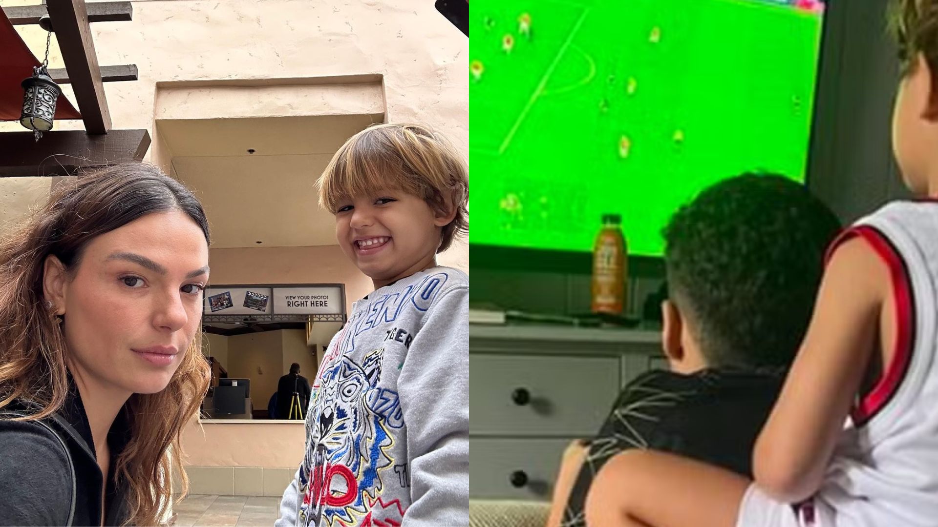 Isis Valverde mostra seu filho e o de Wanessa Camargo brincando juntos