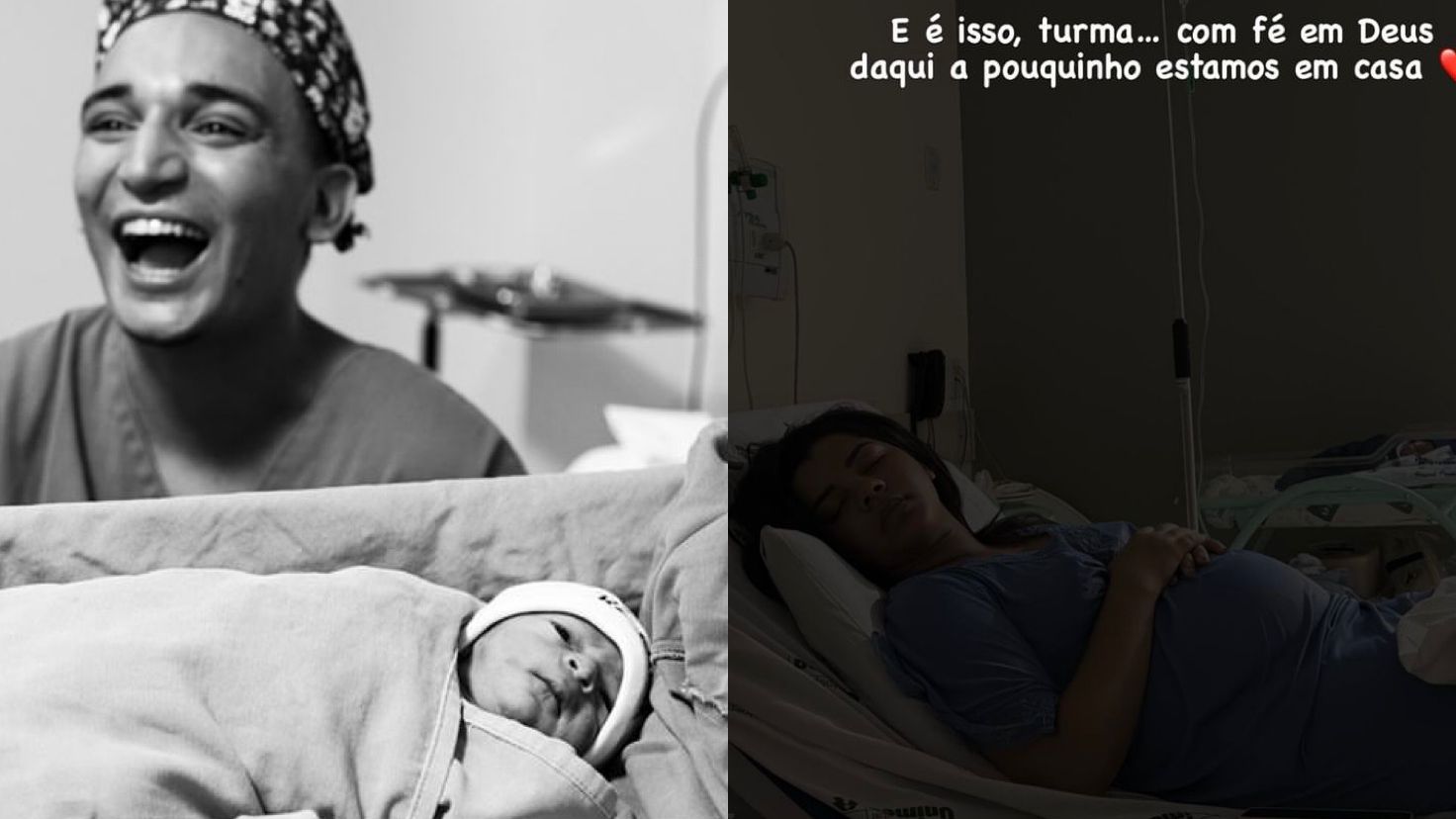 João Gomes tranquiliza fãs após cesárea de Ary Mirelle: ‘Dores da cesárea’