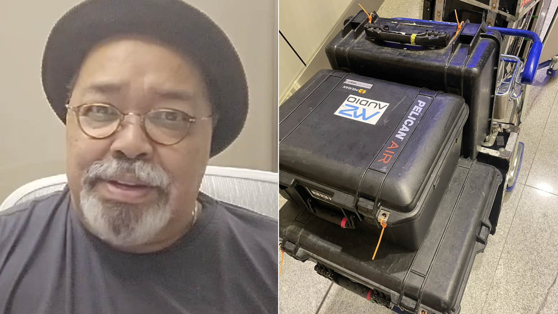 Jorge Aragão desabafa ao ser alvo de furto em aeroporto
