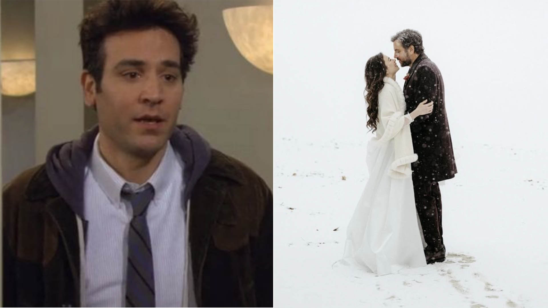 Ator de How I Met Your Mother se casa em dia de neve