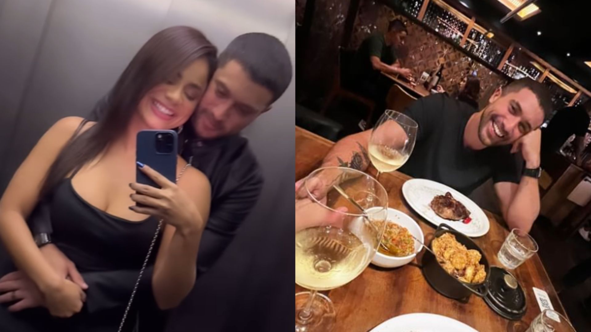 Lexa surge em jantar romântico com Ricardo Vianna após boatos de término