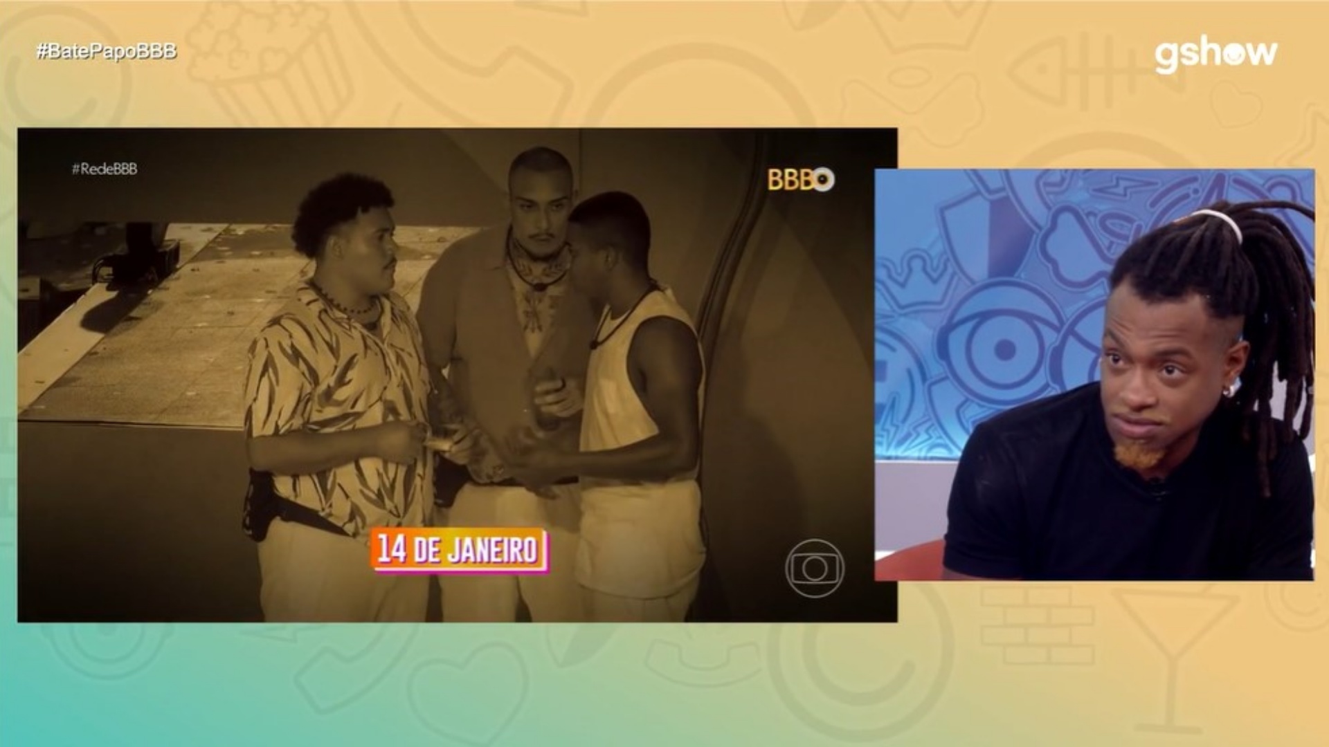 BBB 24: Luigi reage ao ver conversa polêmica de Davi sobre Camarotes