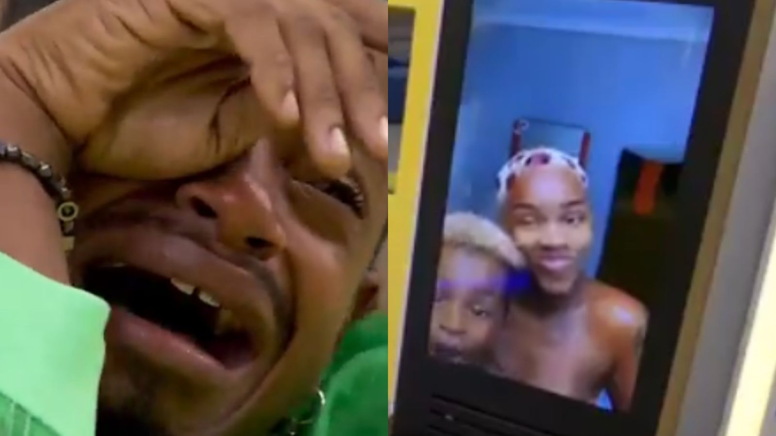 BBB 24: Luigi fica aos prantos com recado da esposa e do filho: “Muito forte”