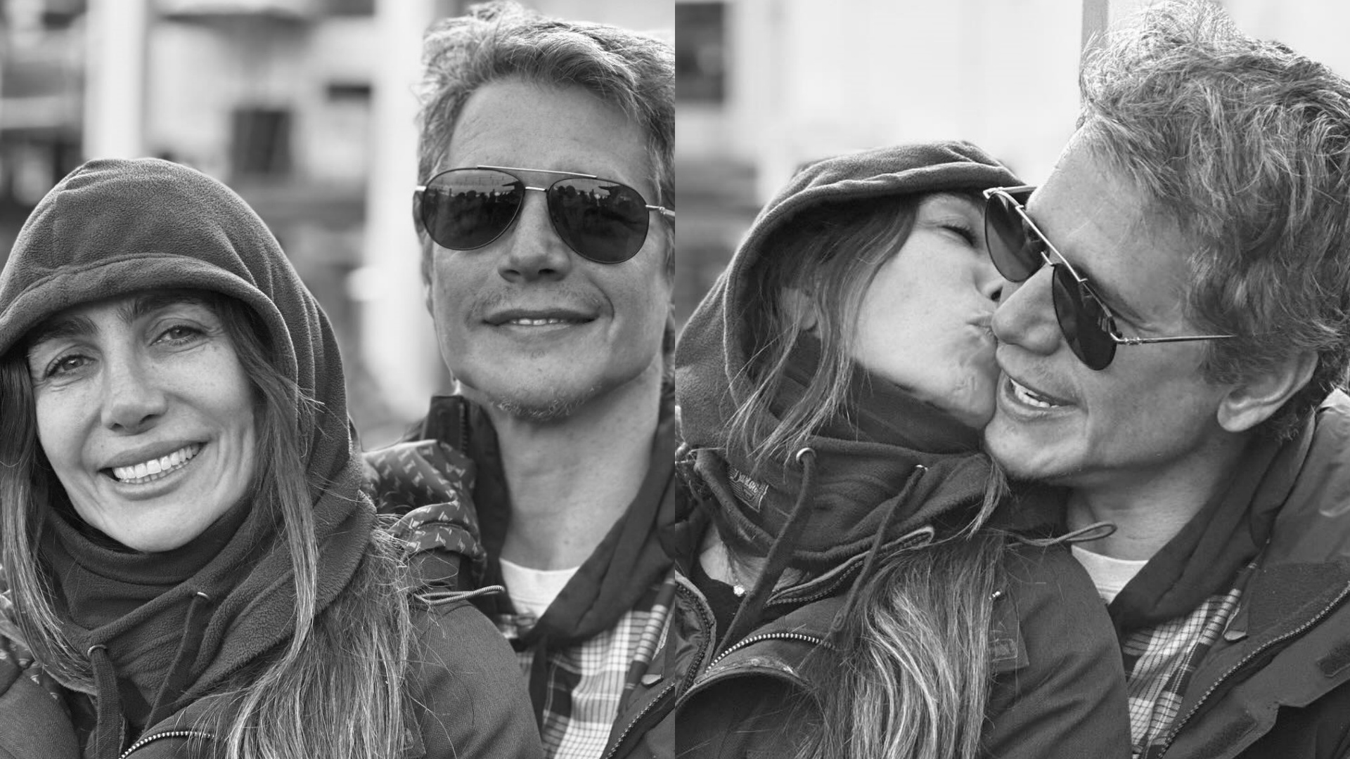 Marcio Garcia surge em clima de romance com a esposa em viagem: “Nós dois”