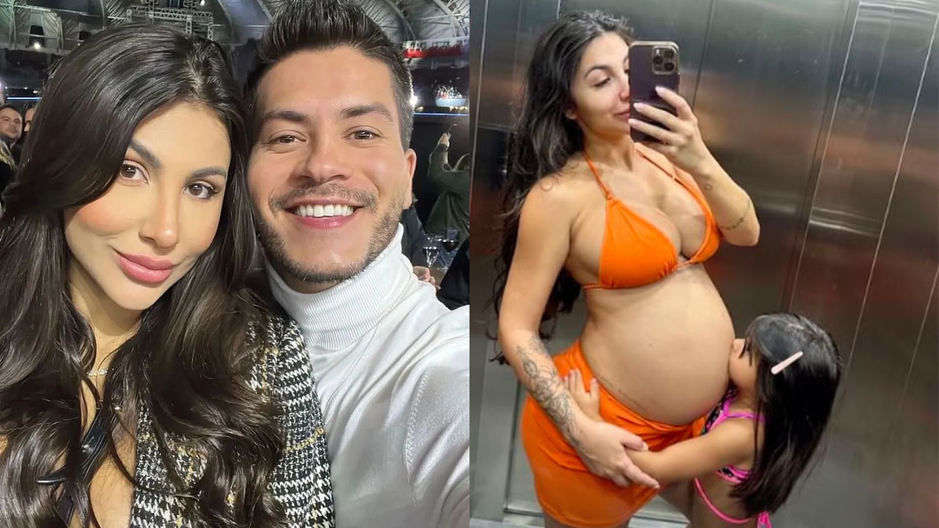 Namorada de Arthur Aguiar detalha relação com Sophia, filha do ator