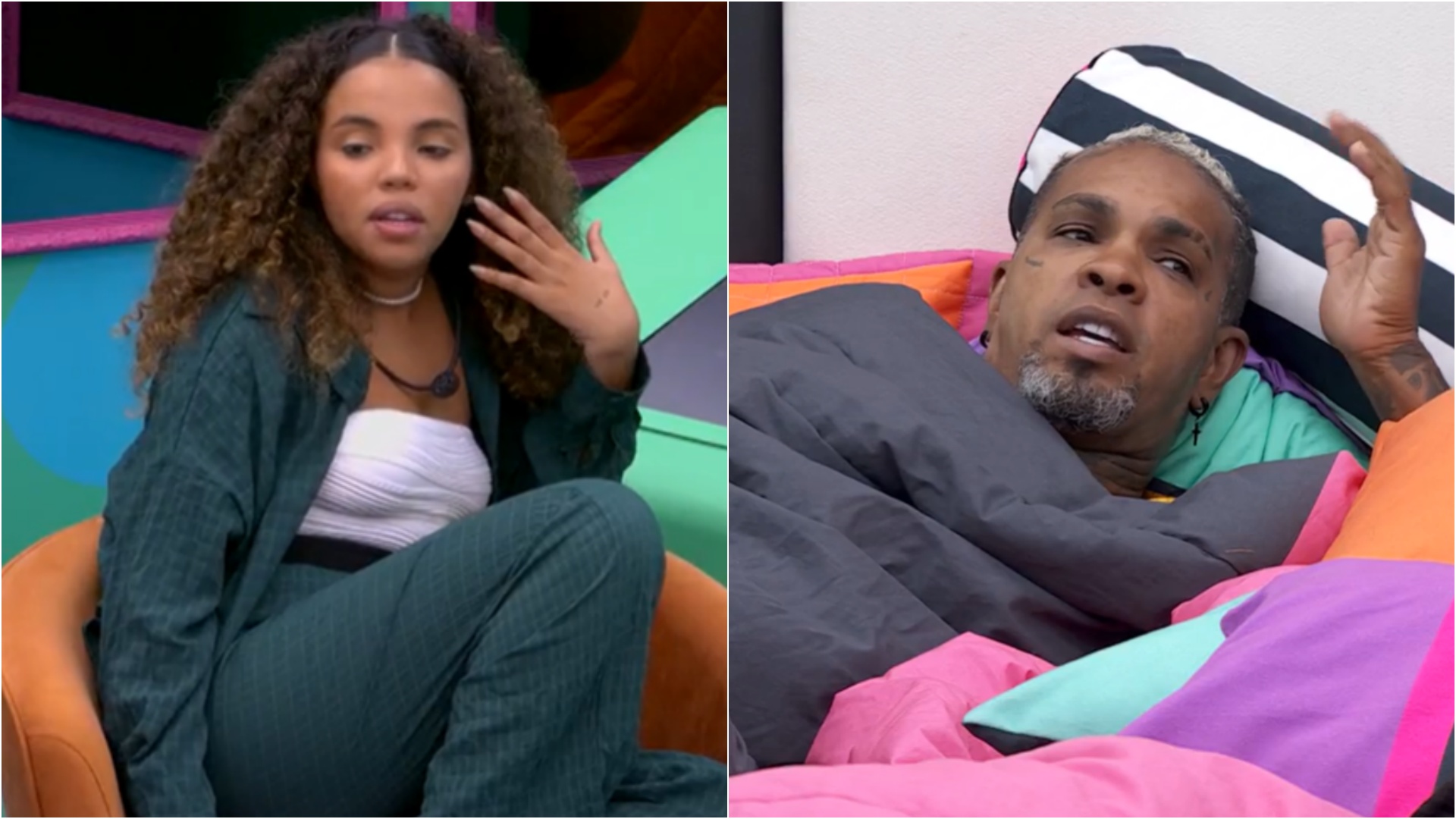 BBB 24: Pitel questiona Rodriguinho: “Você já bateu em alguém?”