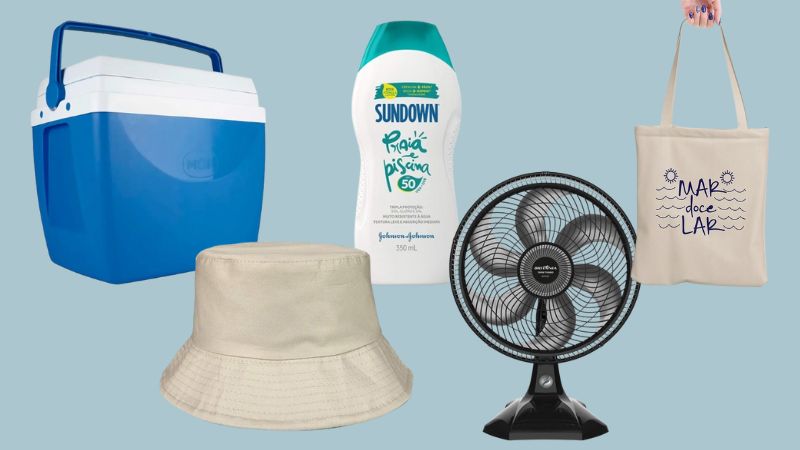 Protetor, piscina, ventilador e mais: 13 itens indispensáveis para o verão