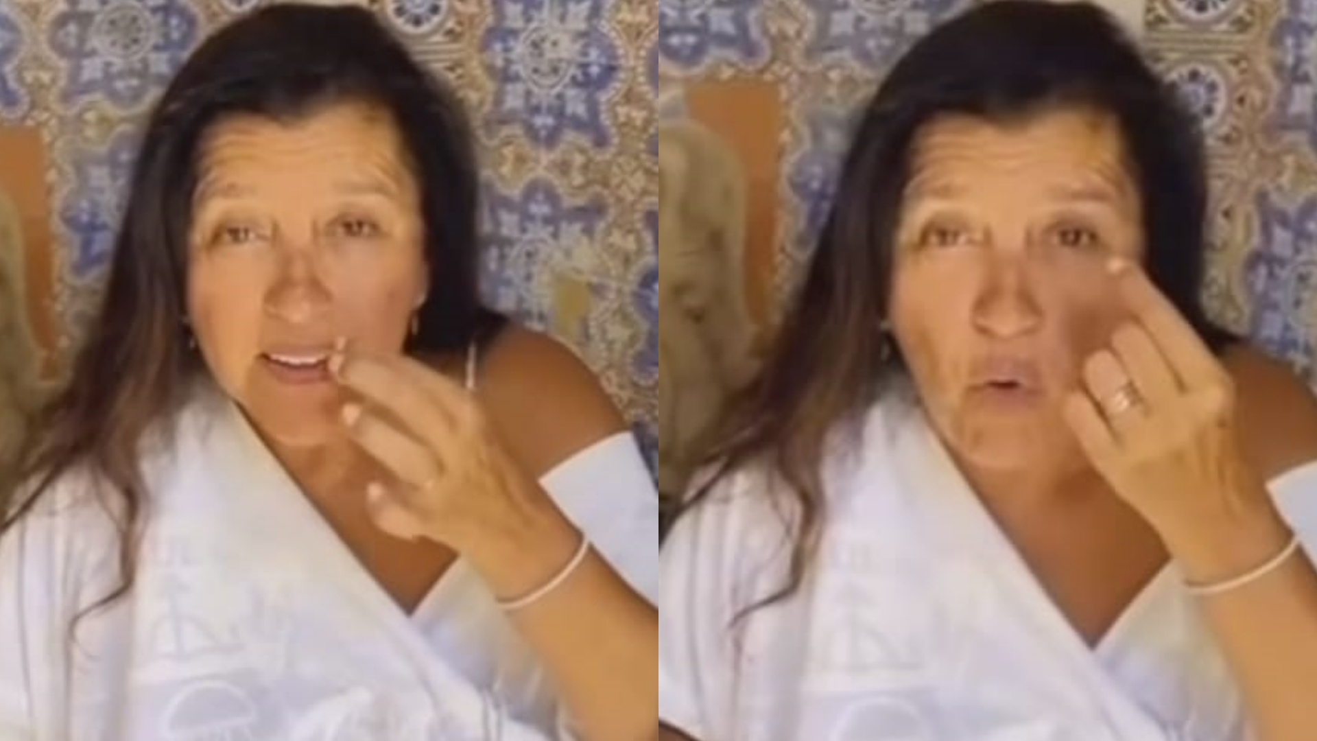 Regina Casé revela lesão no olho após uso de cola de cílios: “Sem enxergar”