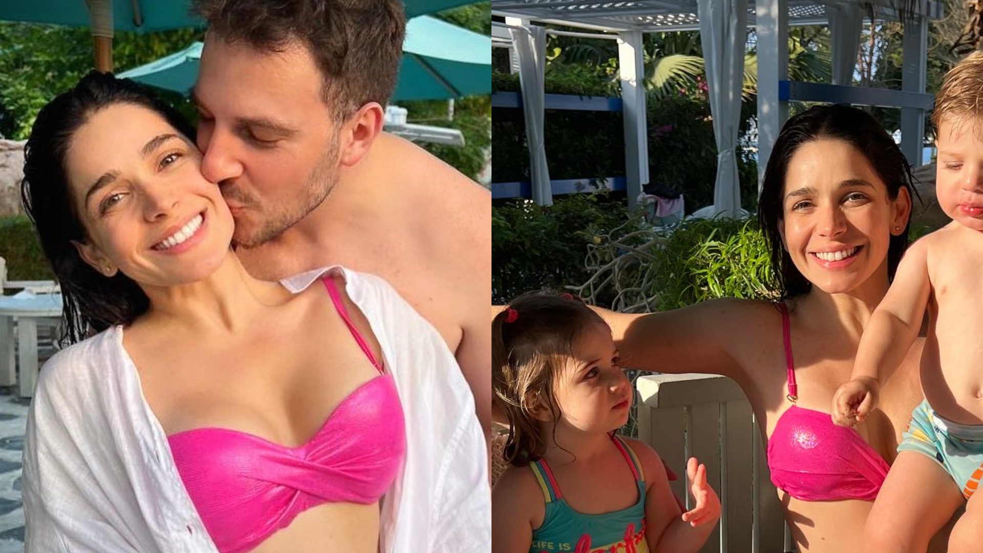Ao lado da família, Sabrina Petraglia comemora aniversário do marido