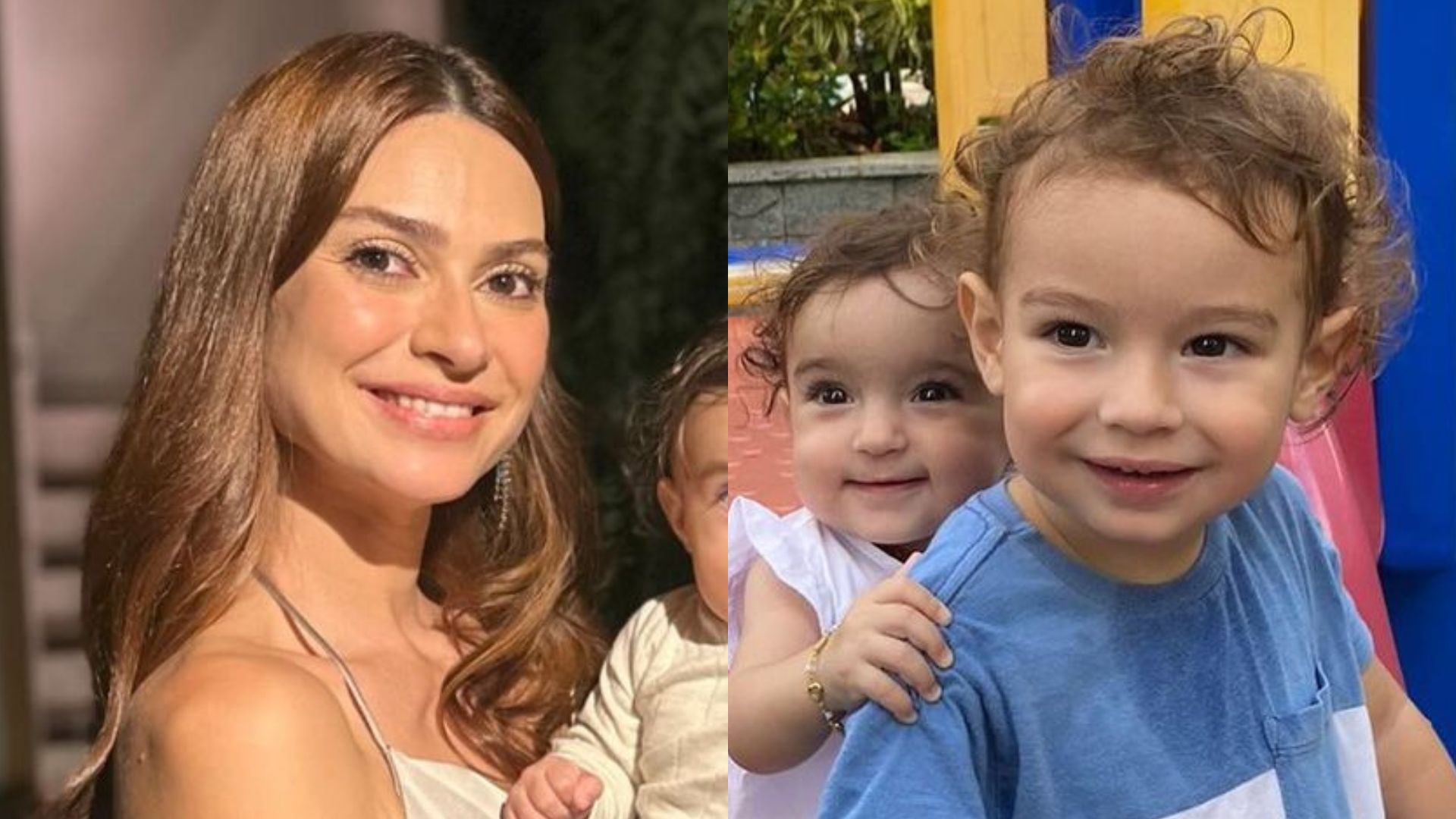 Thaila Ayala celebra evolução na amizade dos filhos: “Morrendo de emoção”