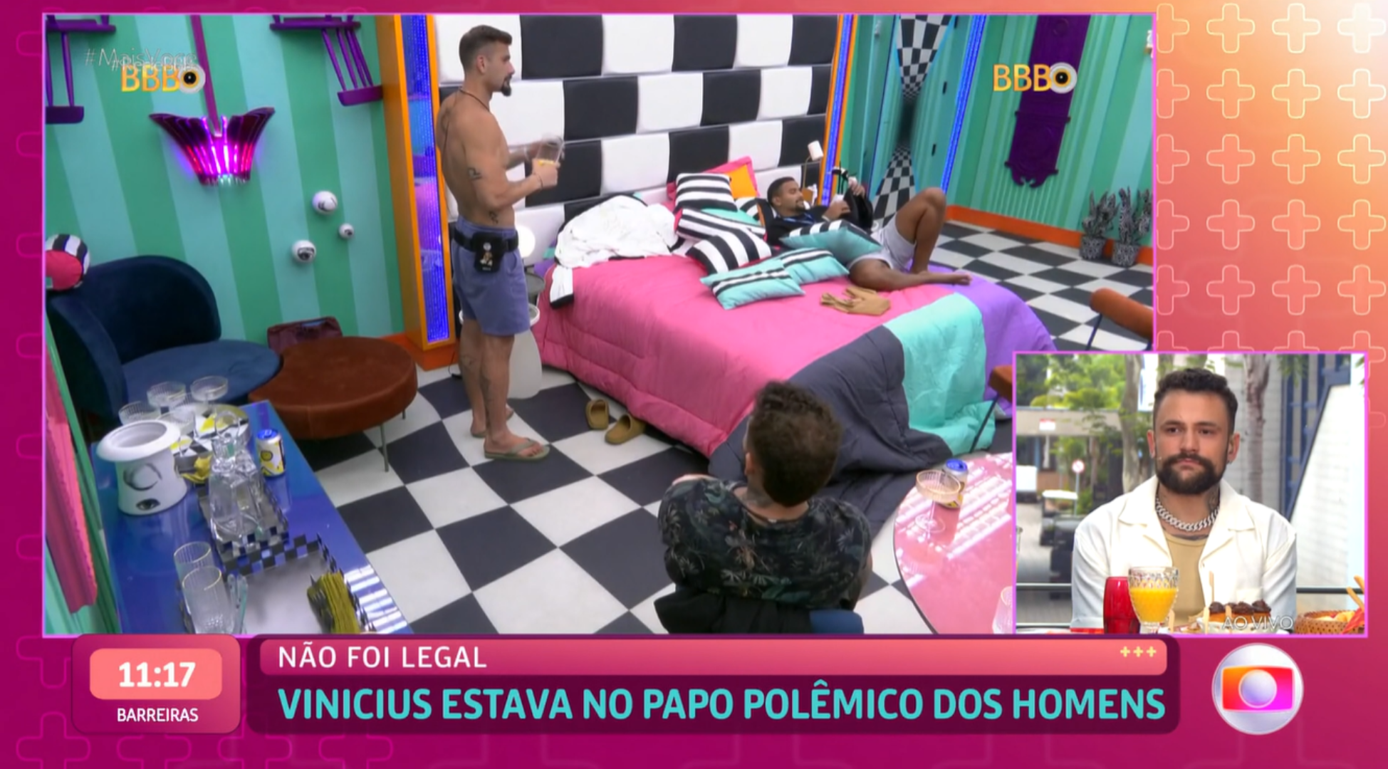 BBB 24: Vinicius opina papo polêmico sobre Yasmin: “Não sou esse cara”