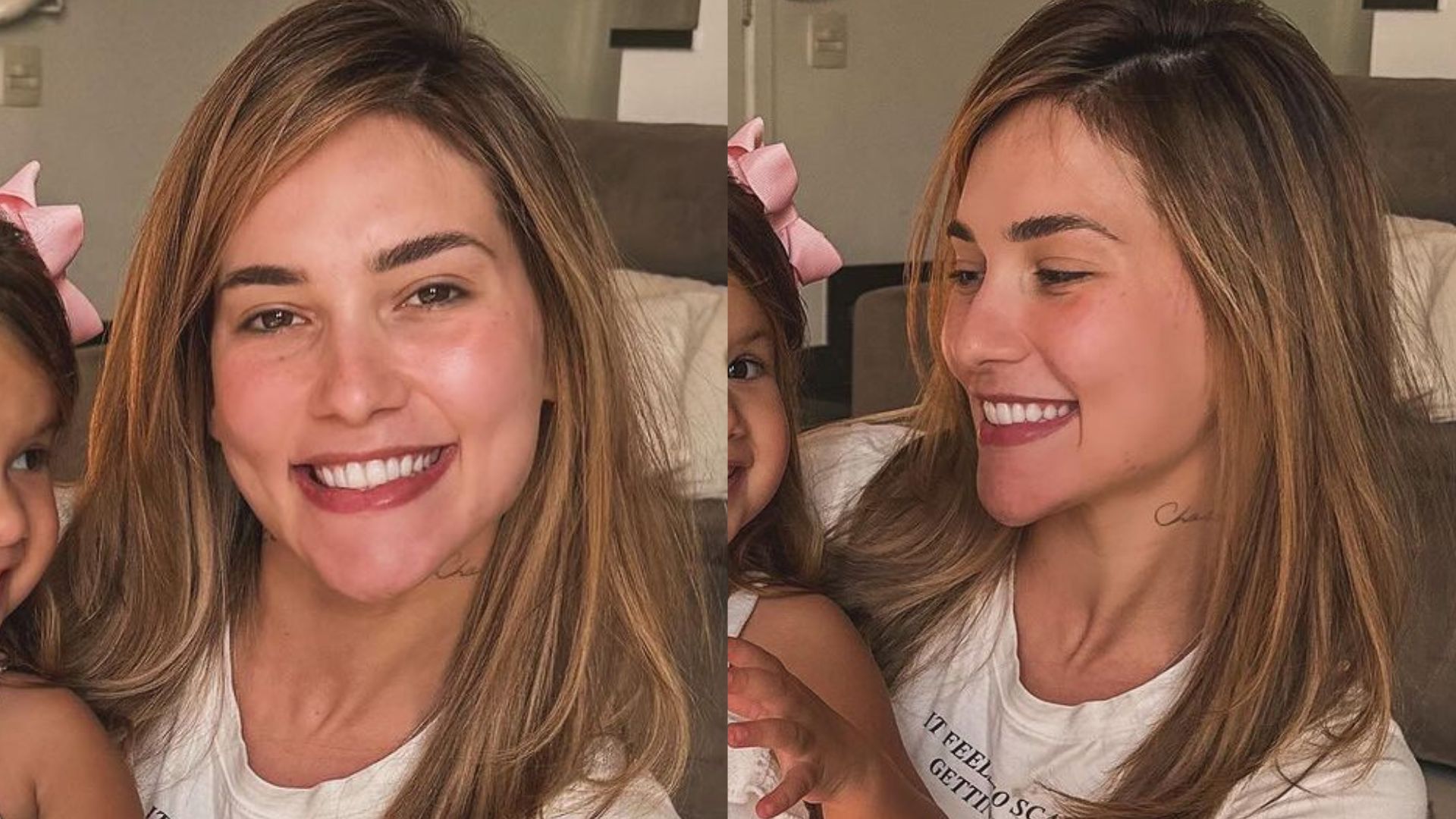 Virginia impressiona ao mostrar semelhança com a filha: ‘Cópia da mamãe’