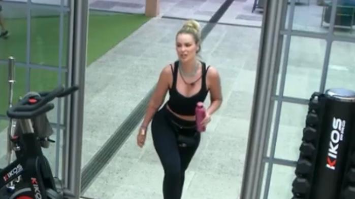 BBB24: Yasmin Brunet vai à academia e diz: ‘Já virei piada’