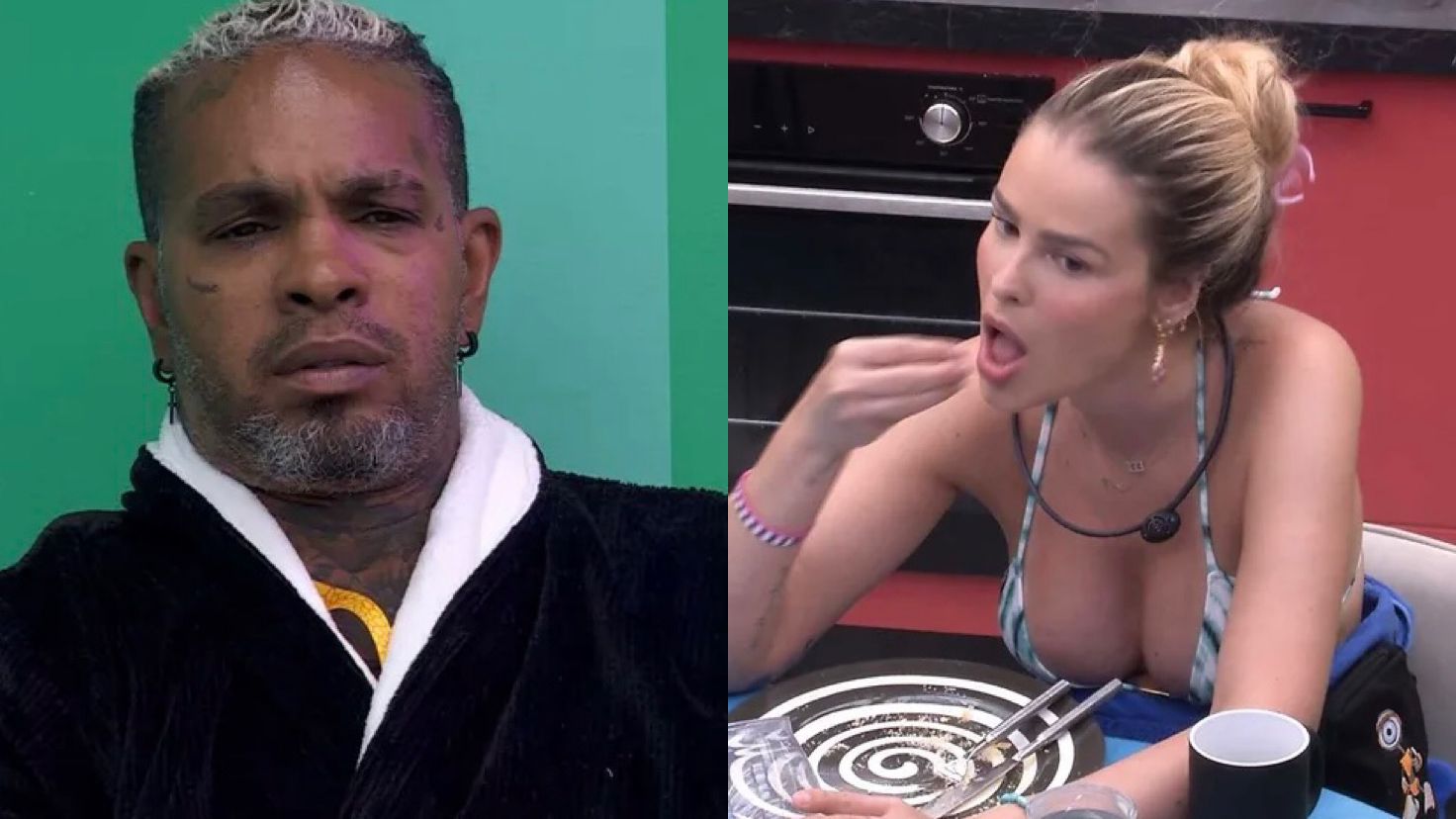 BBB24: Rodriguinho volta a falar de alimentação com Yasmin Brunet