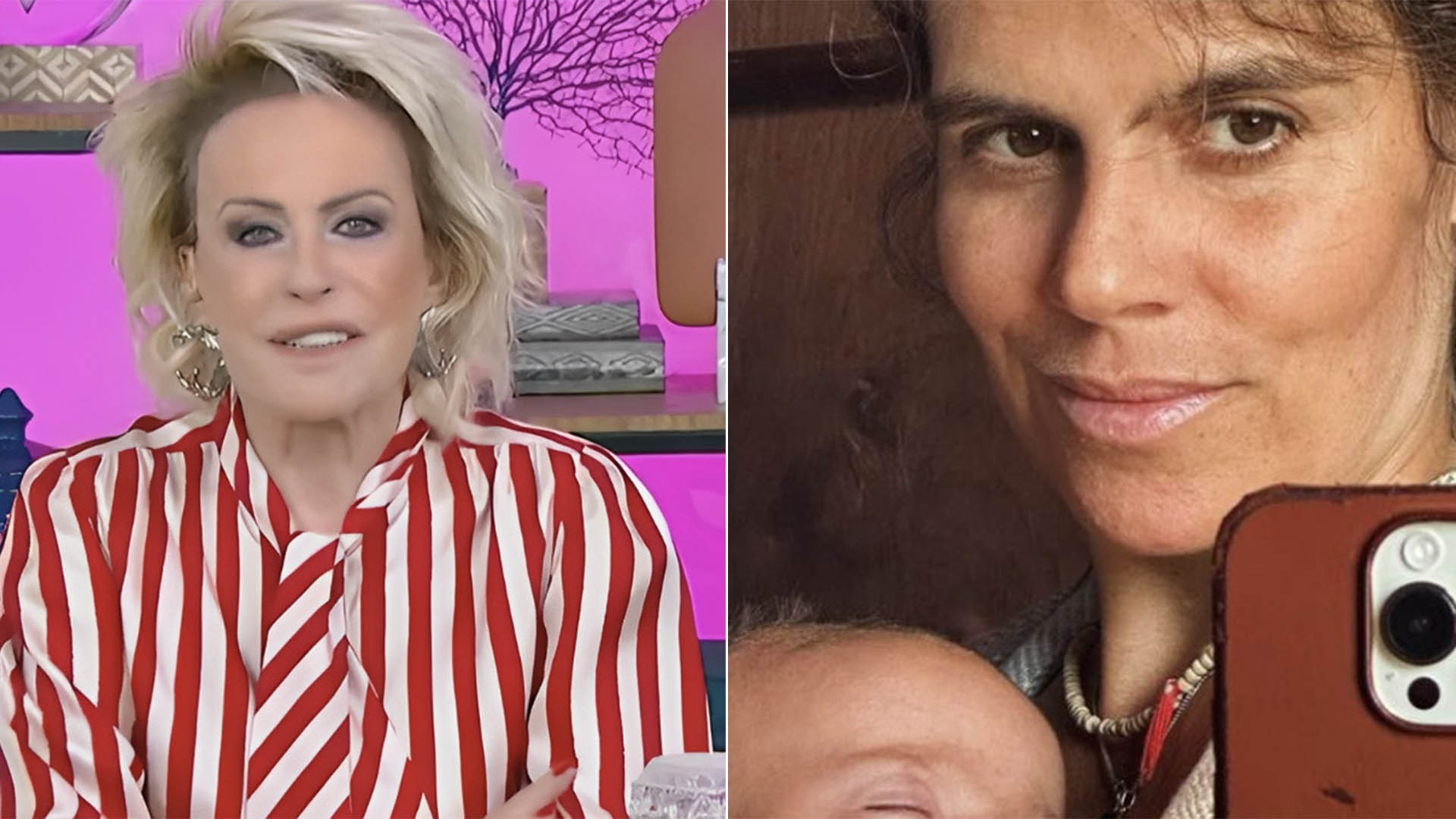 Neta caçula de Ana Maria Braga aparece grandona no colo da mãe