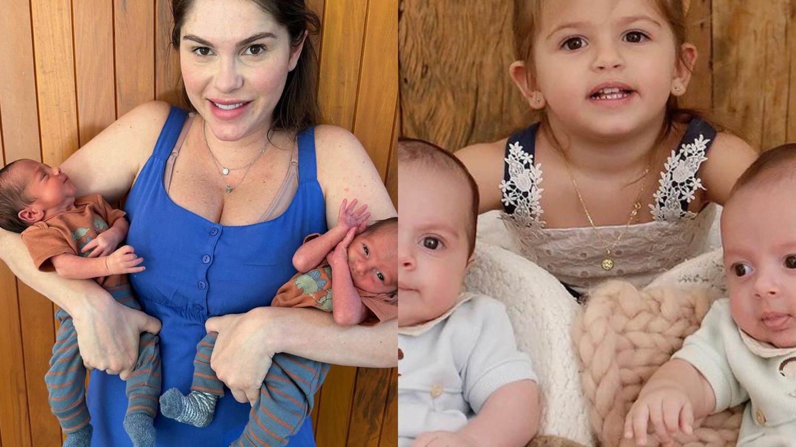 Bárbara Evans impressiona com novo ensaio dos filhos: “Como são diferentes”